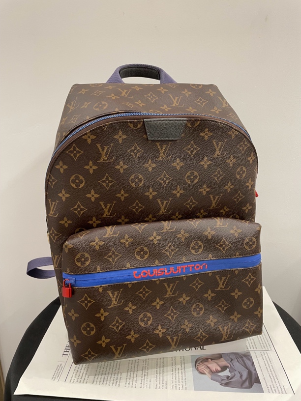 99新 LouisVuitton/路易威登 老花双肩包 拍下送中检