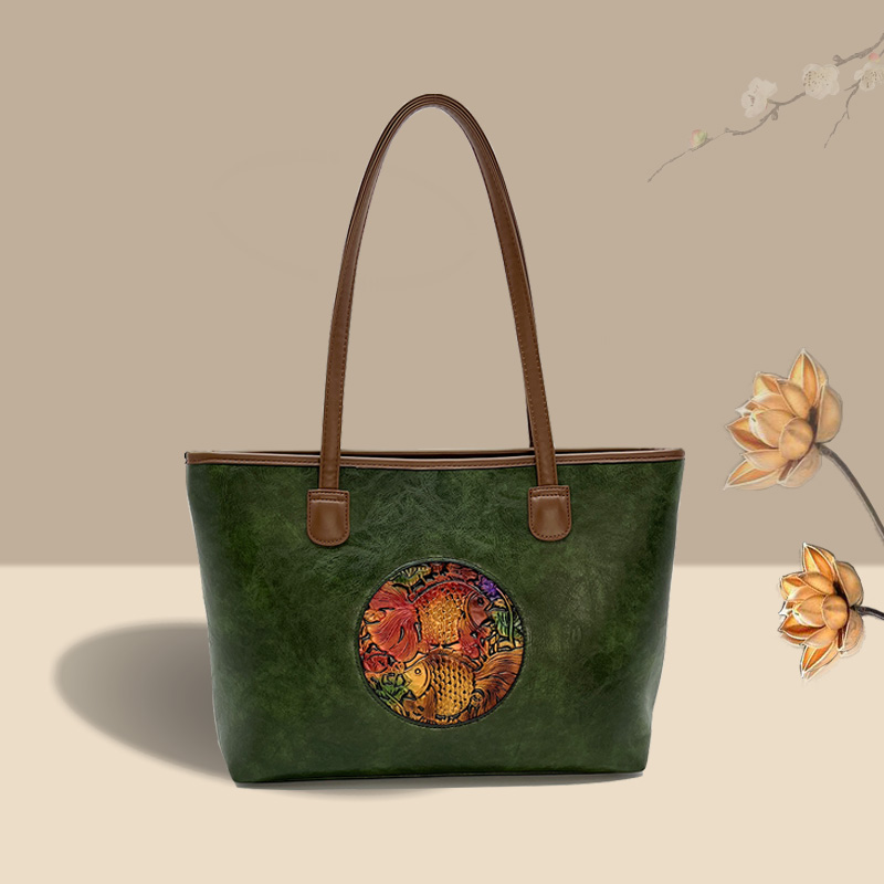 简约托特包2024新款女士单肩包大容量时尚托特包手提手拎包上班包