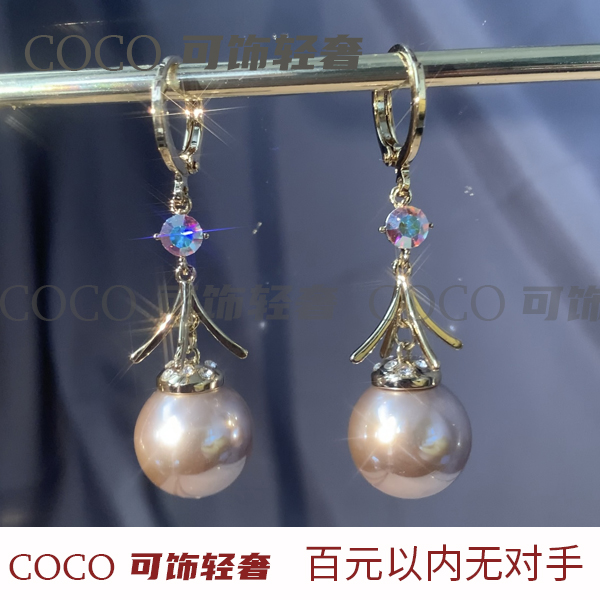 铜合金耳饰 COCO 可饰轻奢 【流金岁月】法式时奢法式精致耳环15
