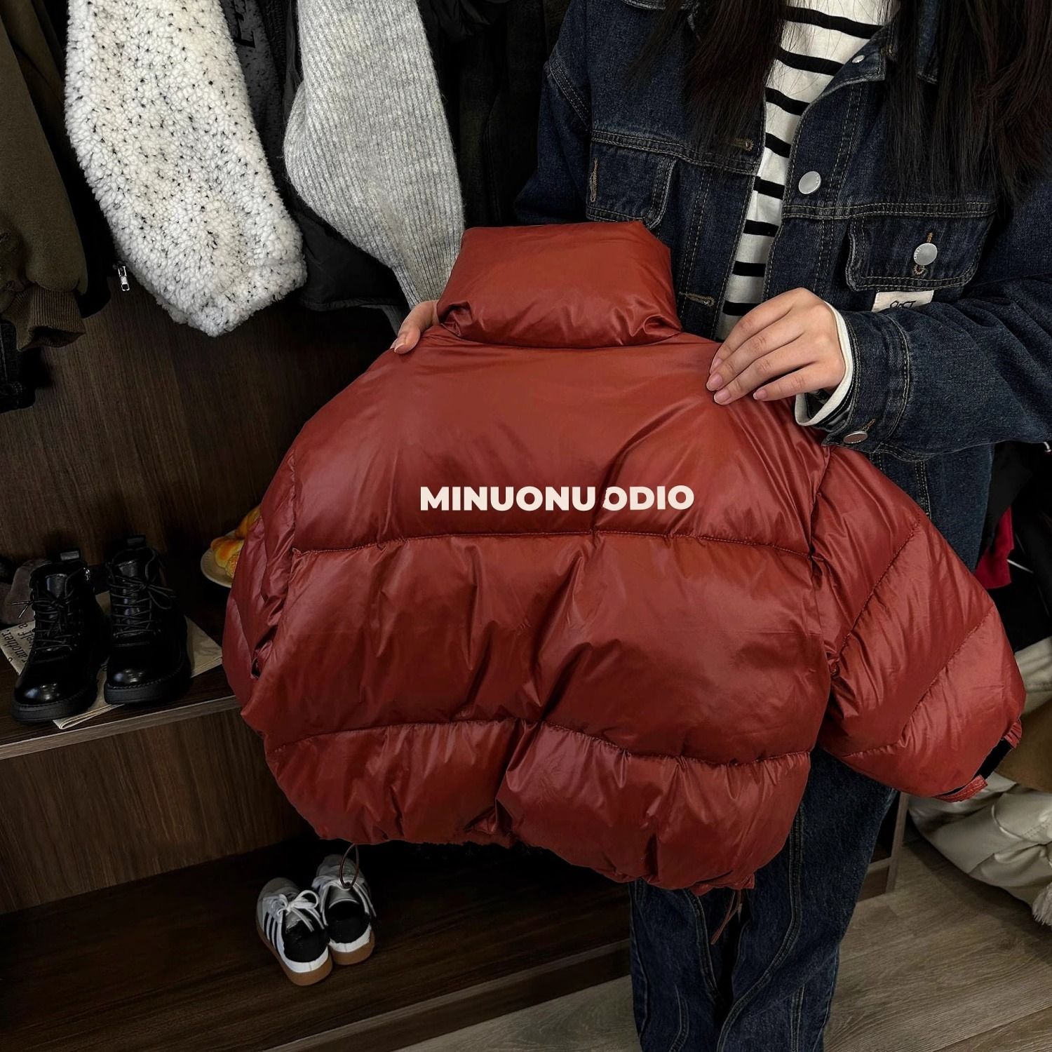 巴拉巴拉男女童棉衣新款2023冬季羽绒棉服立领短款棉外套加厚保暖