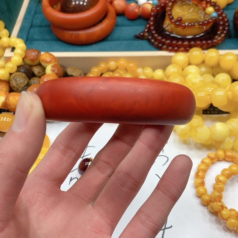 【闪购商品】琥珀颈饰未镶嵌小*机16  60圈口