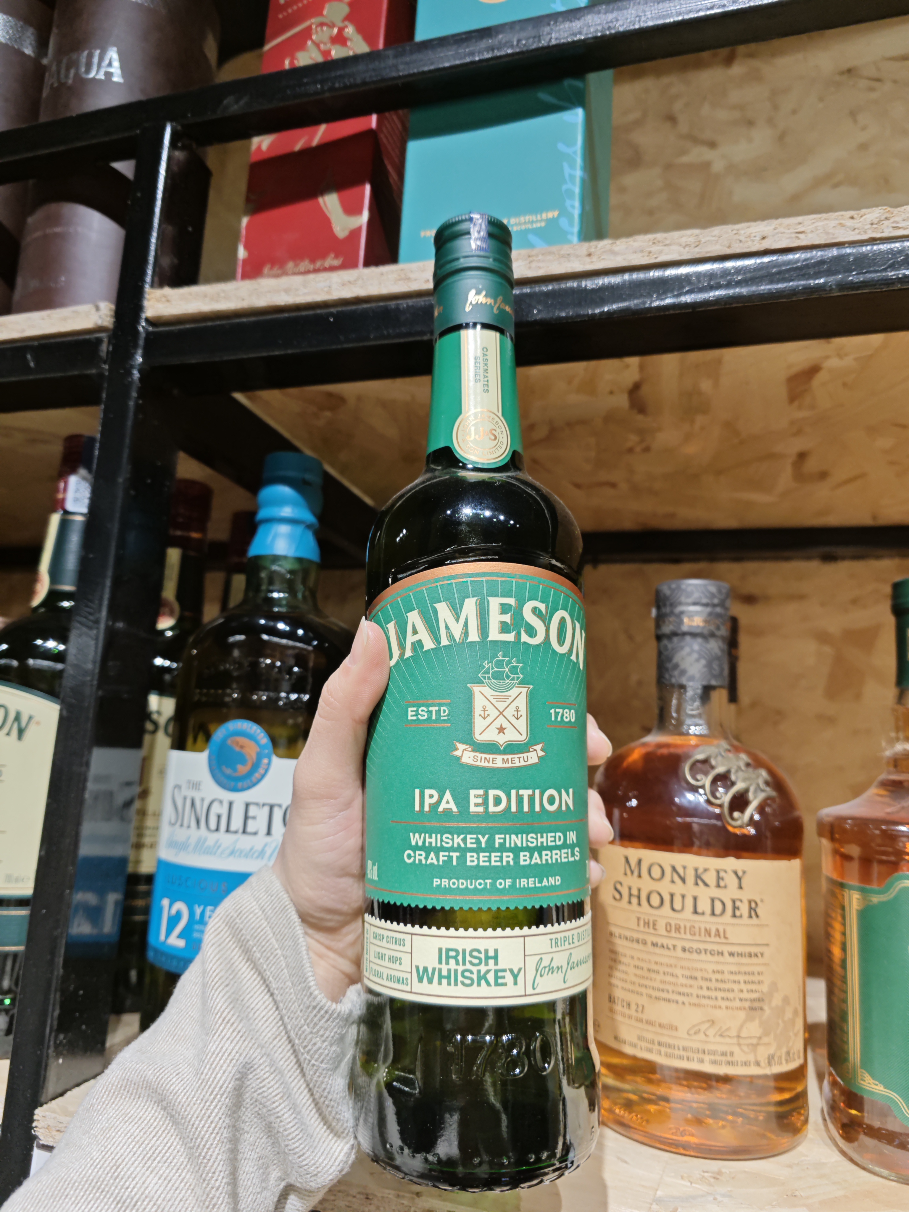 Jameson/尊美醇IPA版威士忌IPA版 700ml