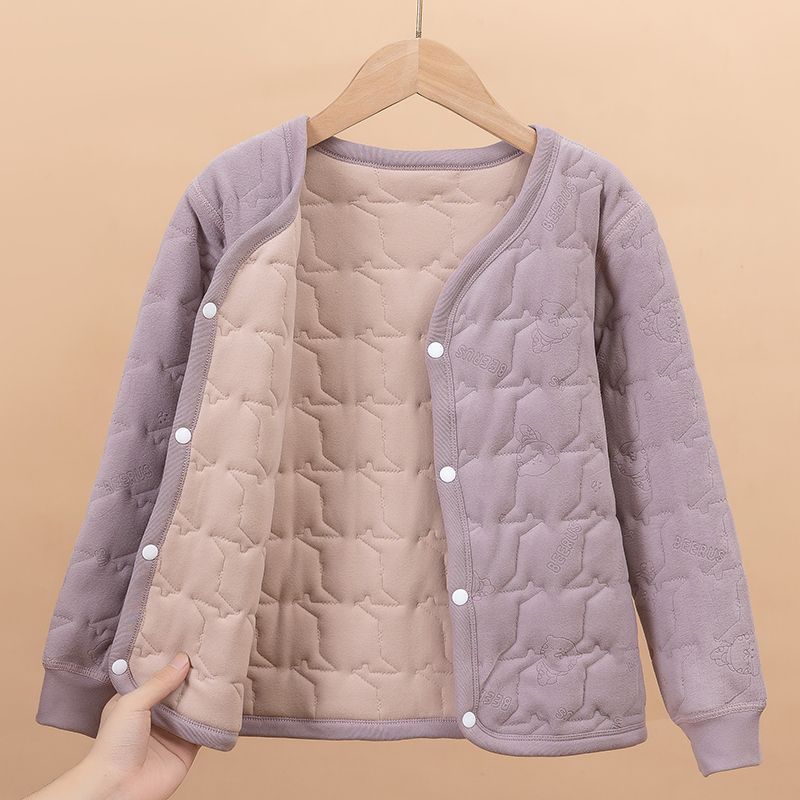 橙橙定制橙橙定制儿童内胆棉衣男童女童内穿棉服中大童校服神器宝