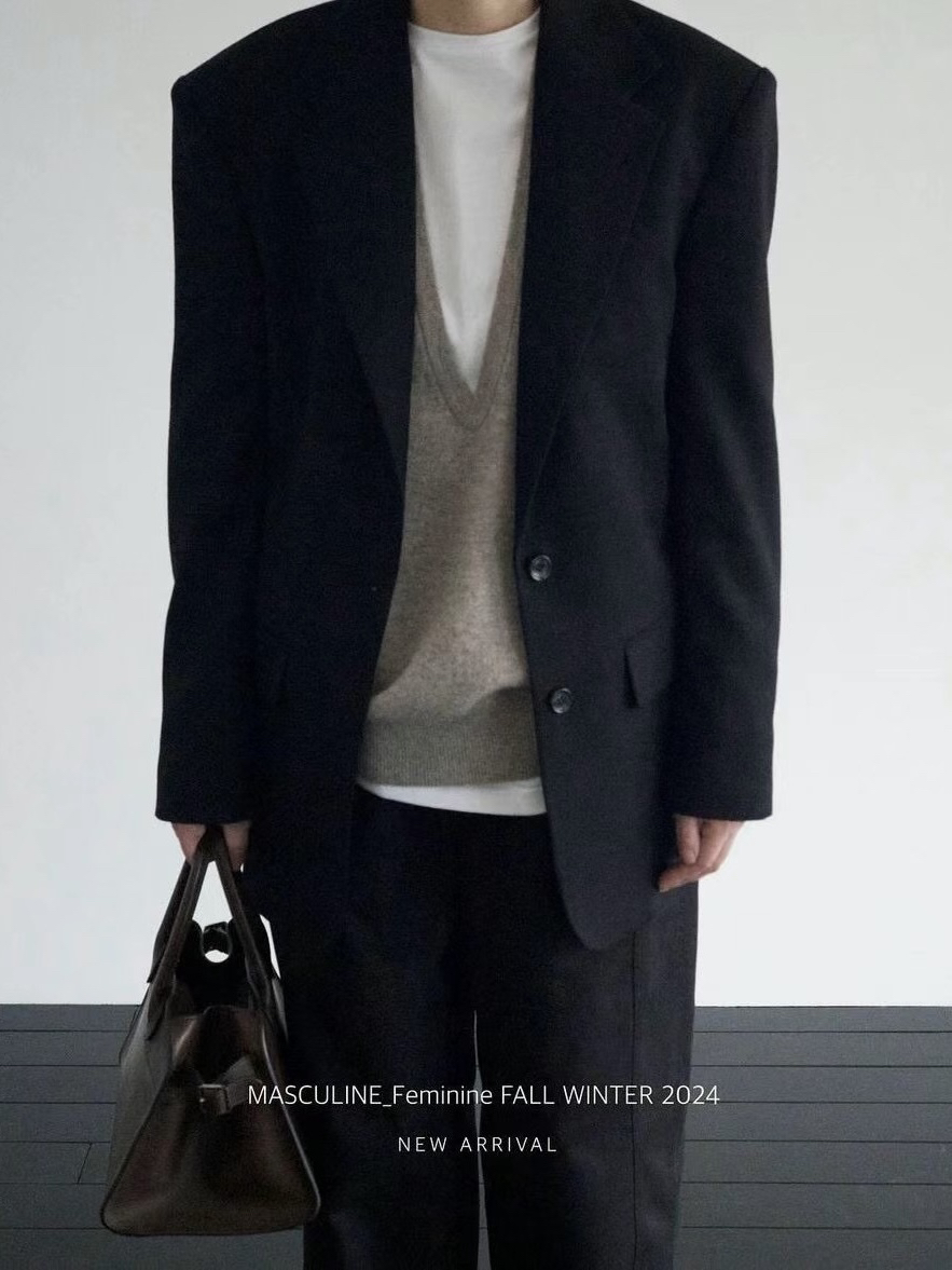 香味西服（不支持退换货）毛呢时尚商务秋冬