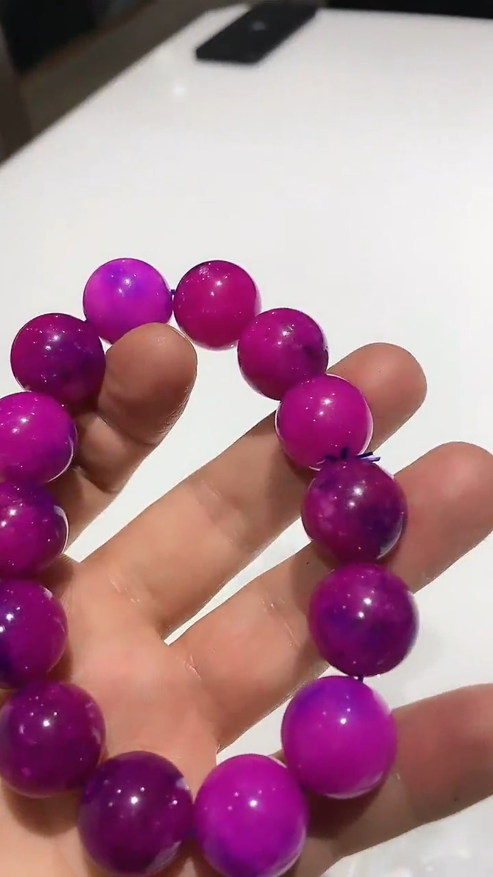 【闪购商品】烟晶手链银S925镶嵌紫舒