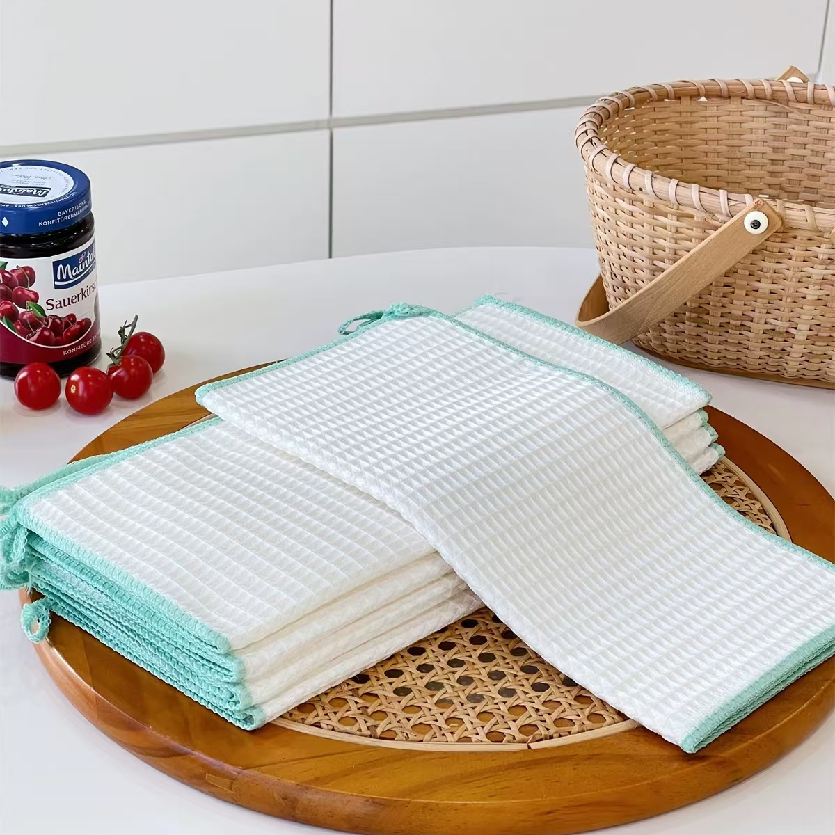 61373   物以可 华夫格木纤维抹布（12条装）