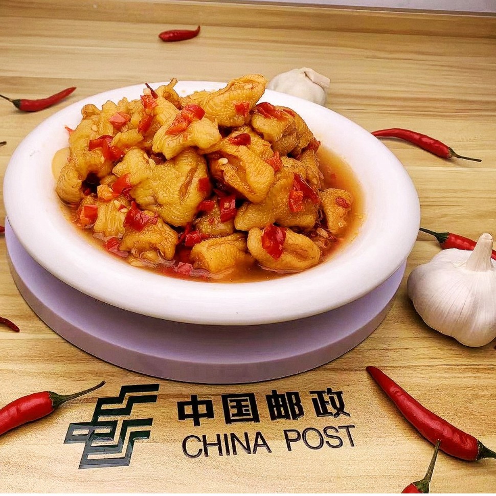 【优优】无骨鸡脚筋蒜香柠檬纯手工脱骨鸡脚筋开袋即食下酒菜