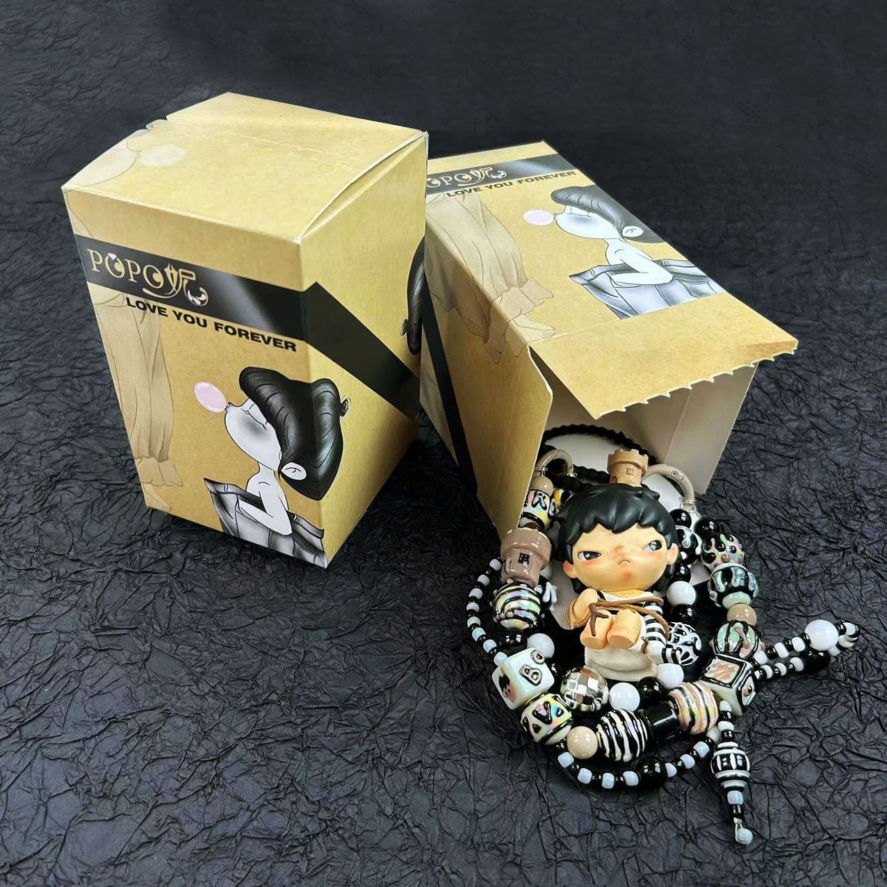 【拆盒】高端手绘珠混端正版手作盲盒DIY钥匙扣包挂车挂