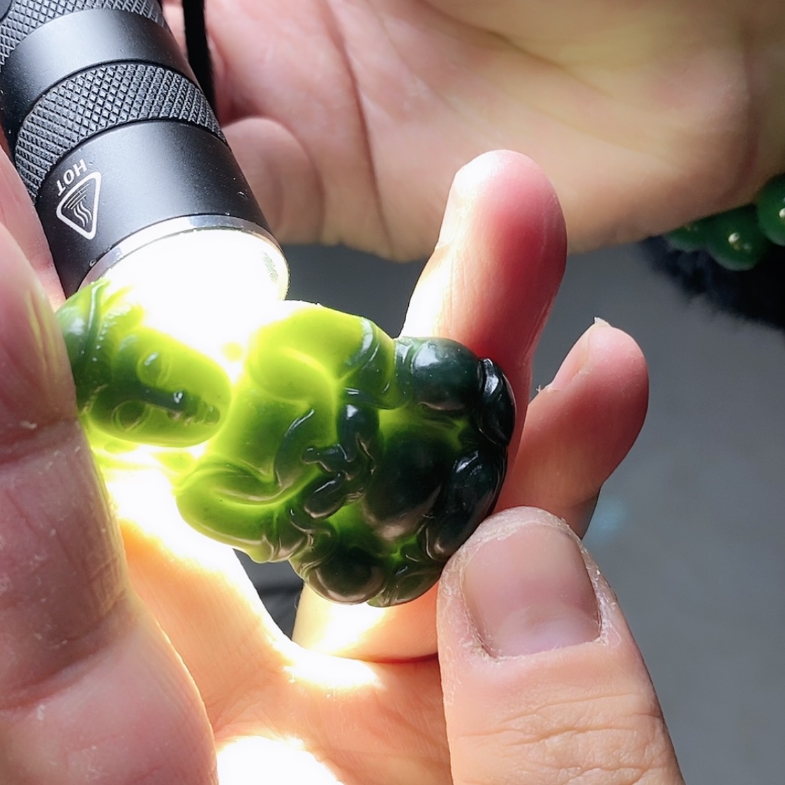 【闪购商品】和田玉颈饰未镶嵌纯天然和田玉观音99