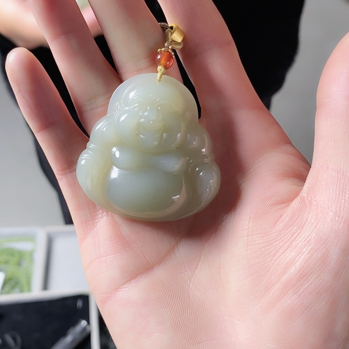 【闪购商品】和田玉颈饰未镶嵌纯天然和田玉佛500