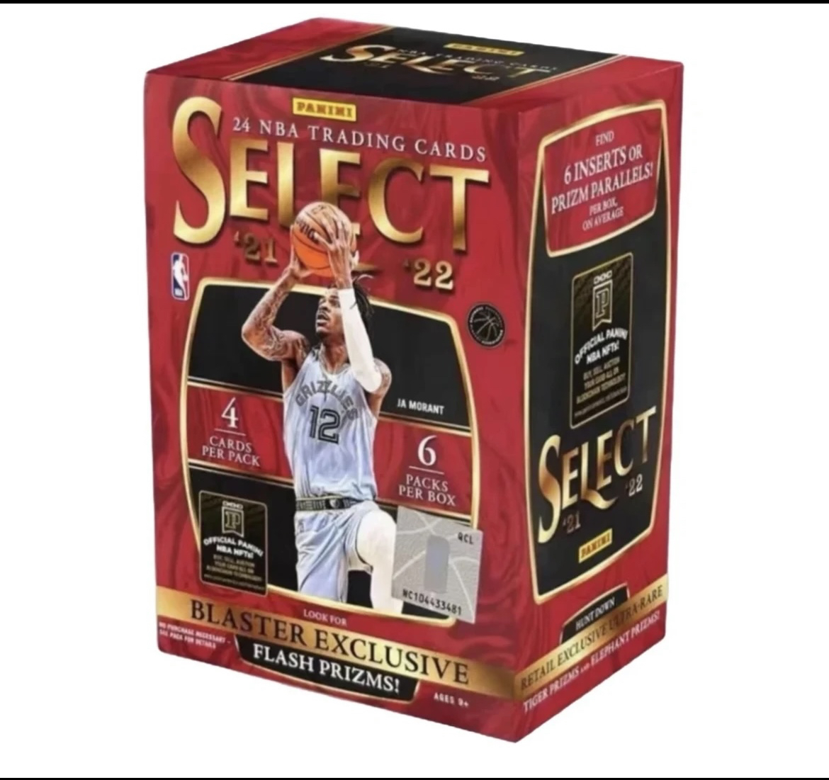 21-22 帕尼尼 SELECT 篮球 SE 手雷 单盒 （下单默认待拆）盲盒