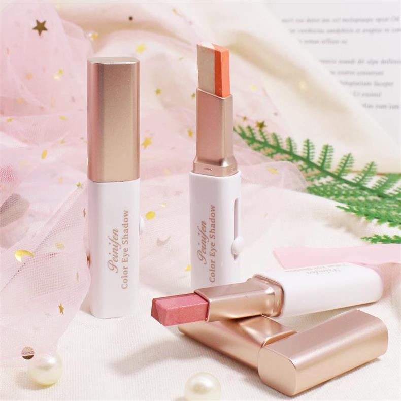 屈双色眼影棒笔珠光蒜头防水修容初学者大地色神器多效网红爆款