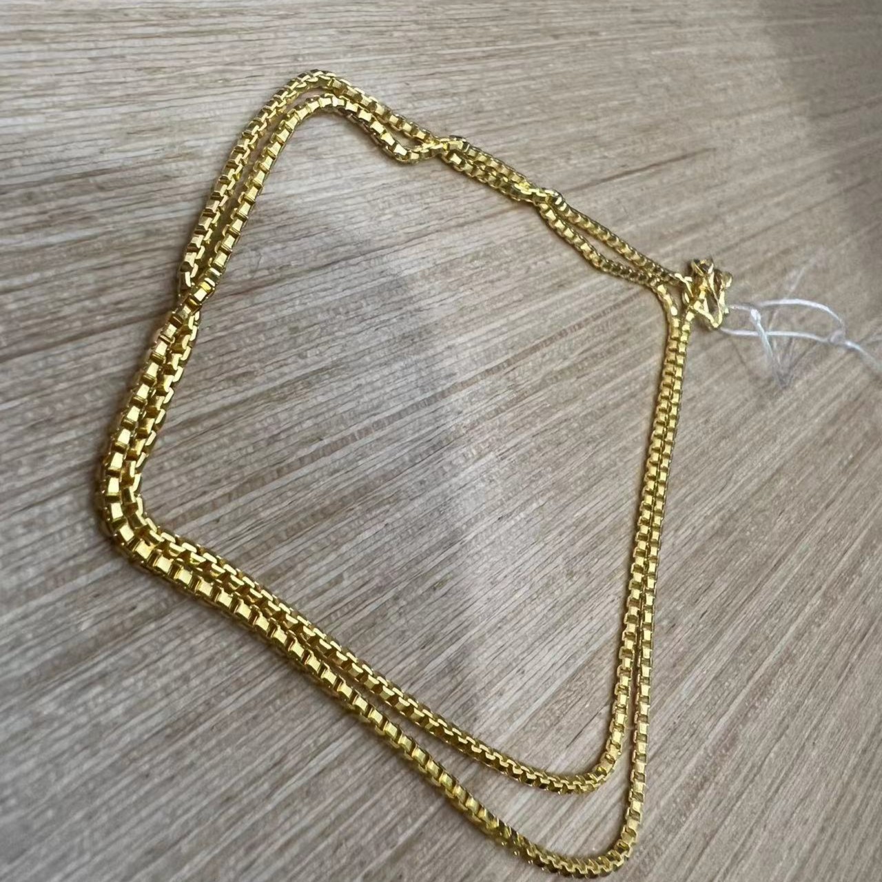 CAIBAI JEWELRY/菜百首饰足金项链 盒子项链