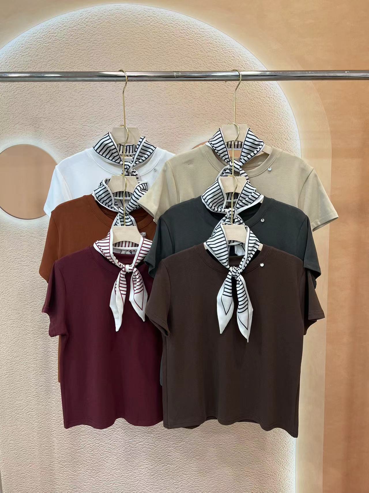 编号C301-C400简约百搭显瘦休闲气质上衣