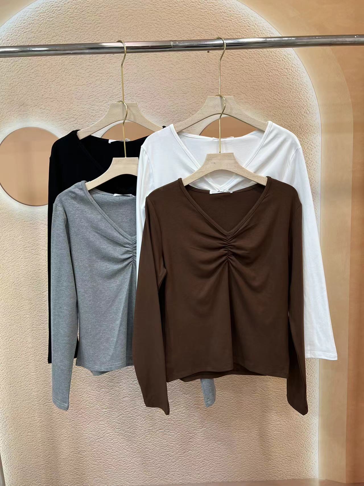 编号C201-C300简约百搭显瘦休闲气质上衣