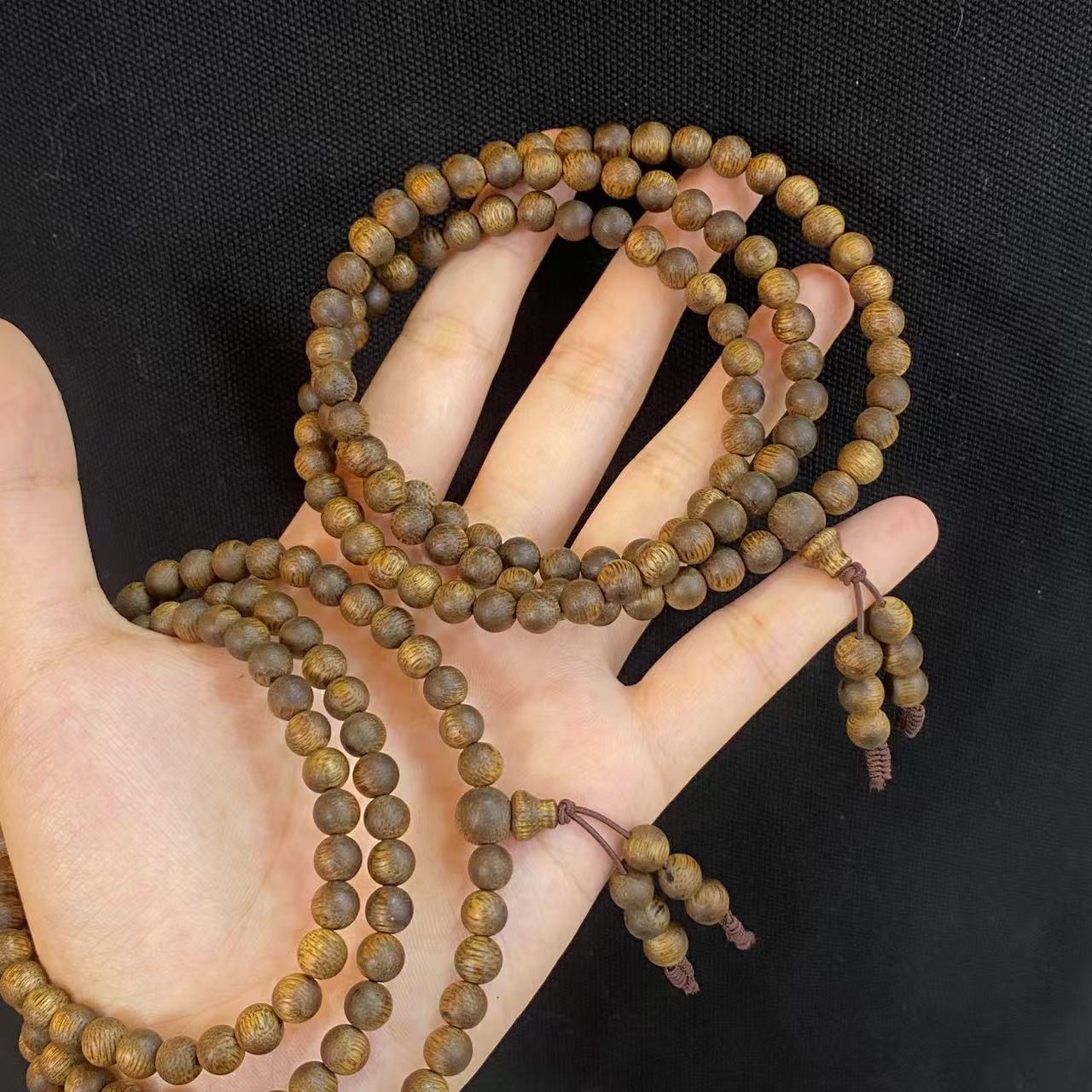 【小北好物】沉香多圈手串-16QH78X128【多样性发一件】约6mm+带瓶
