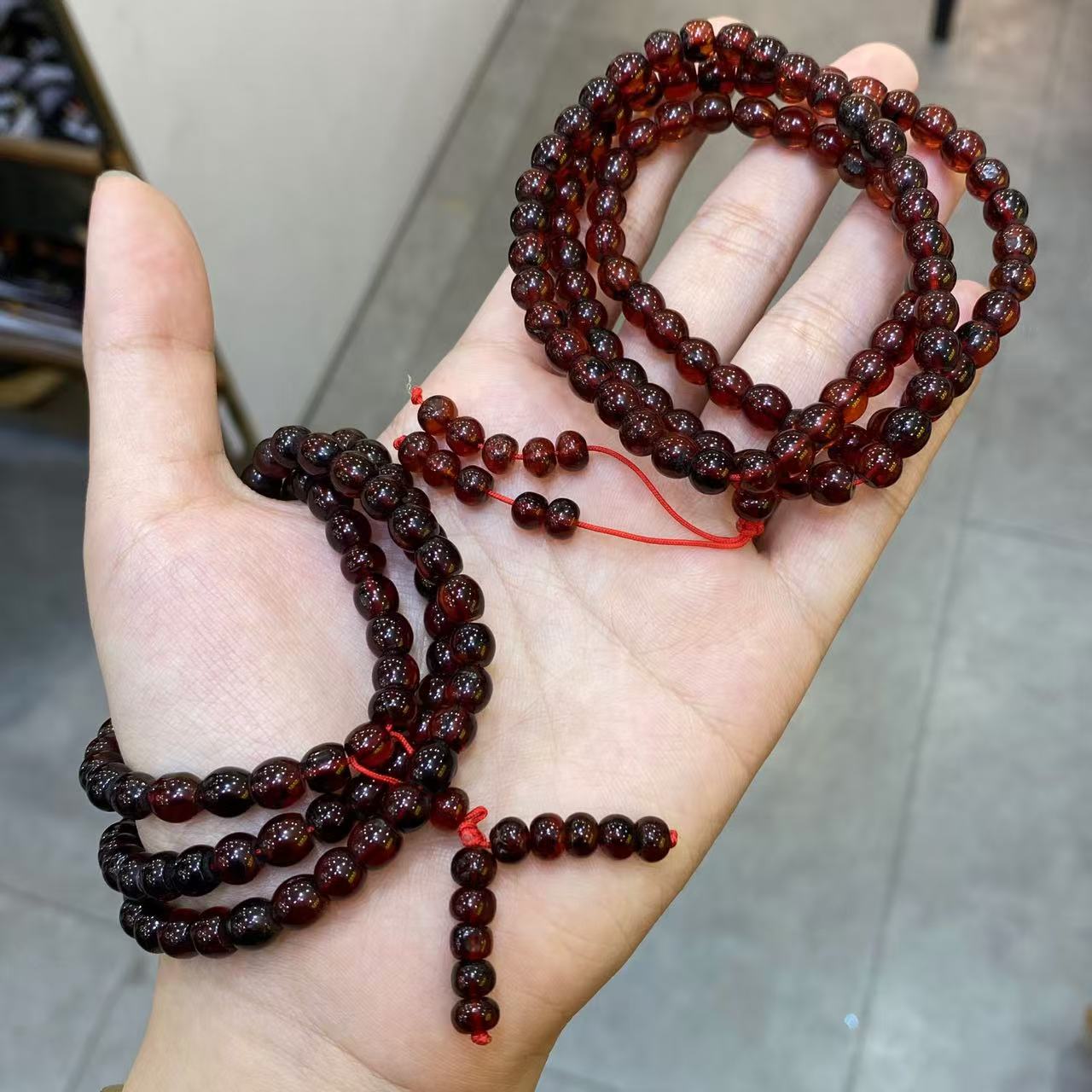 【小北好物】血珀多圈手串-16QH215X17【多样性发一件】