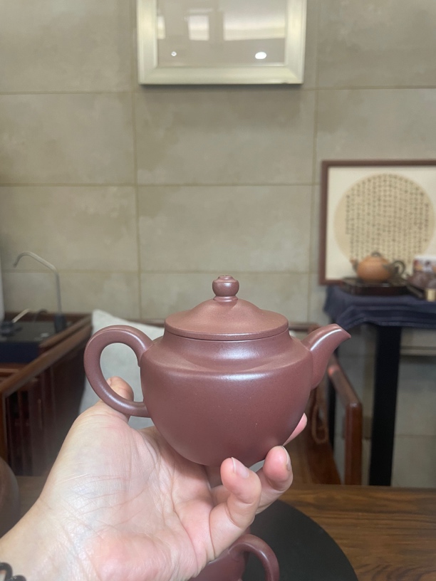 陈燕壶艺 原矿底槽清老料 笠帽壶