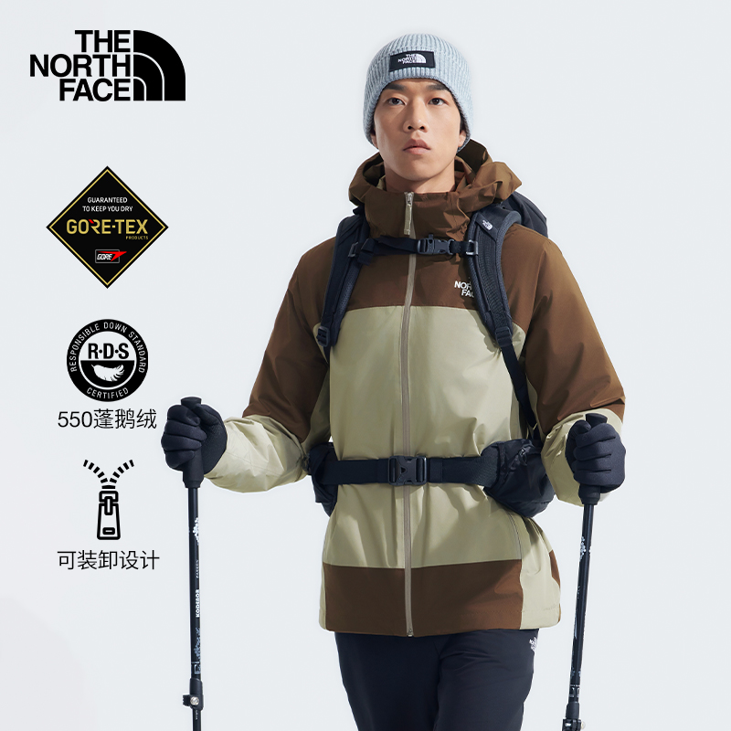 北面男Mountain Light三合一冲锋衣GTX防水新款TheNorthFace|83RR