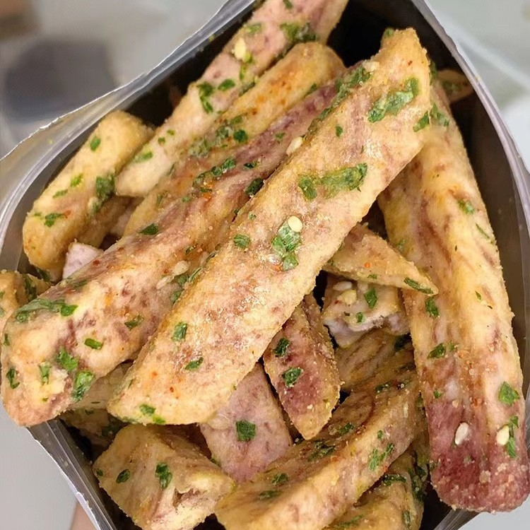 【到手2袋】比薯条好吃！荔浦芋头条酥脆香辣海苔100g*追剧零食