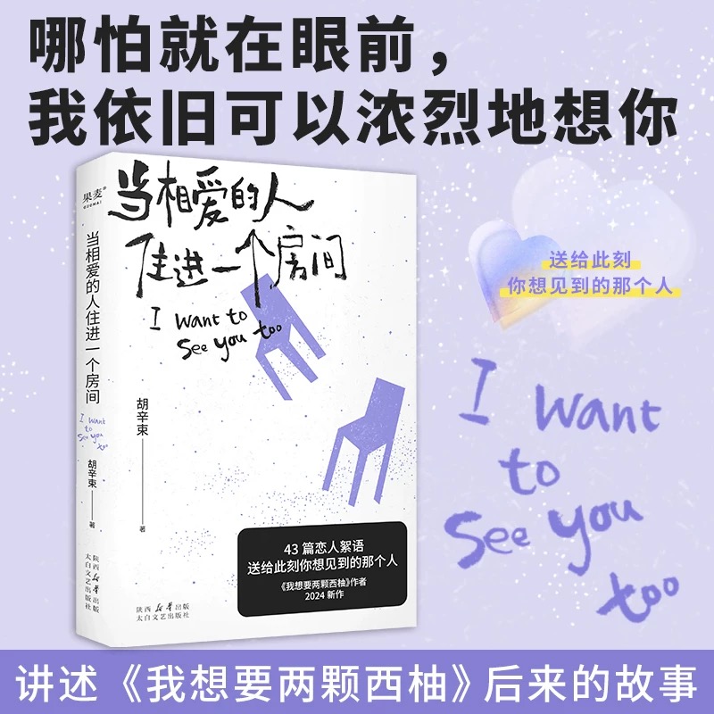 正版 当相爱的人住进一个房间 胡辛束新作爱情随笔当代文艺小说