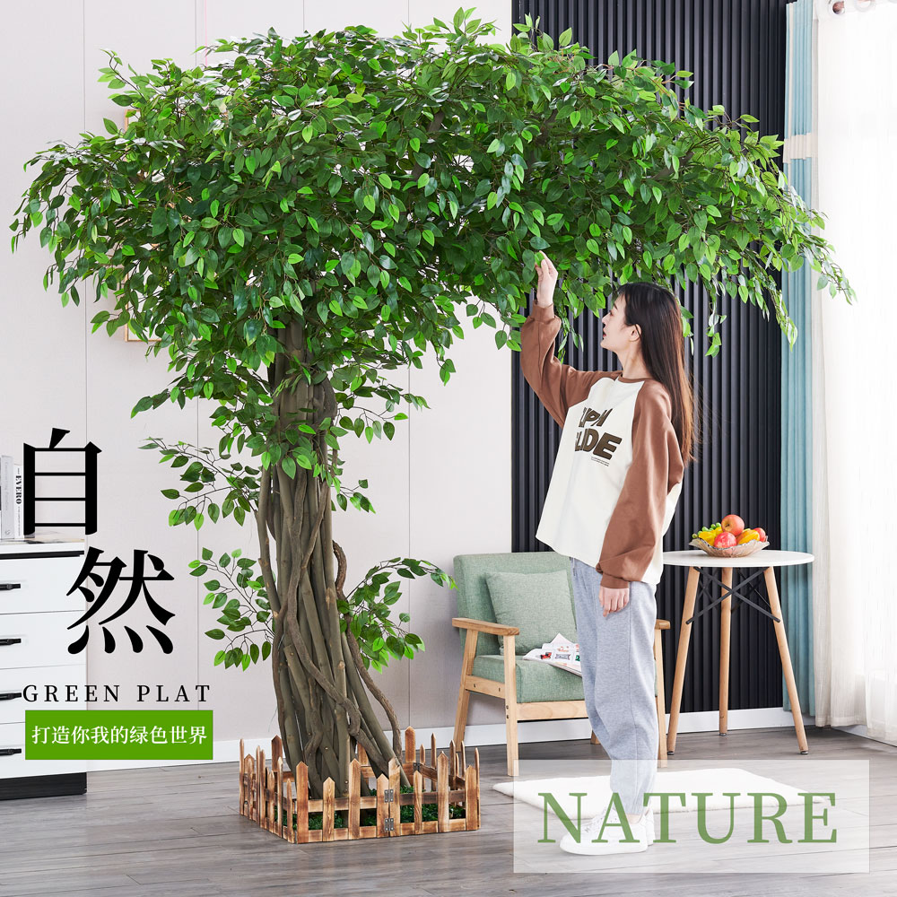 仿真树假树网红打卡树酒店婚庆大厅许愿树仿真榕树道具树室内装饰