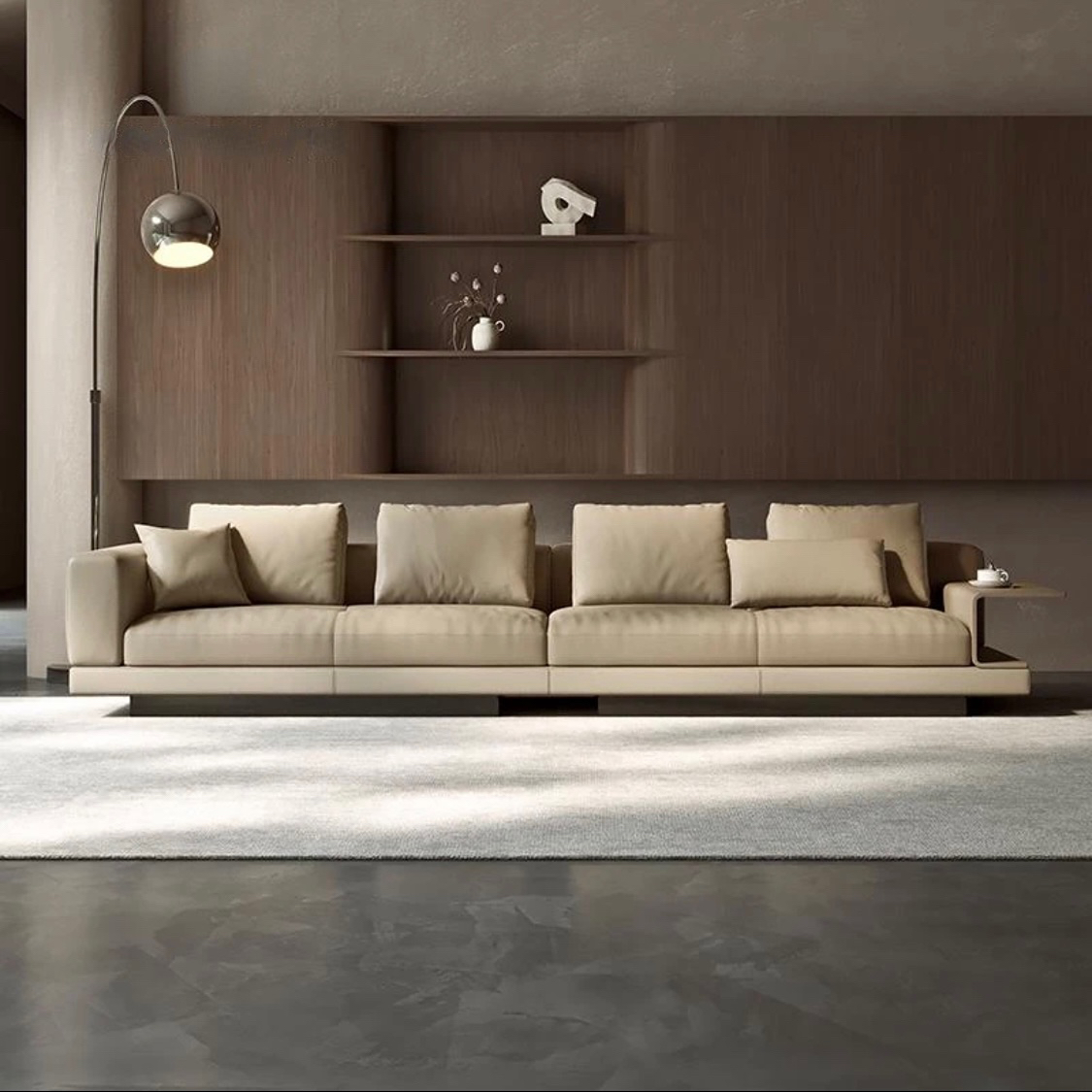 AKOKO康纳利沙发意式极简皮沙发创意头层牛皮异形客厅沙发