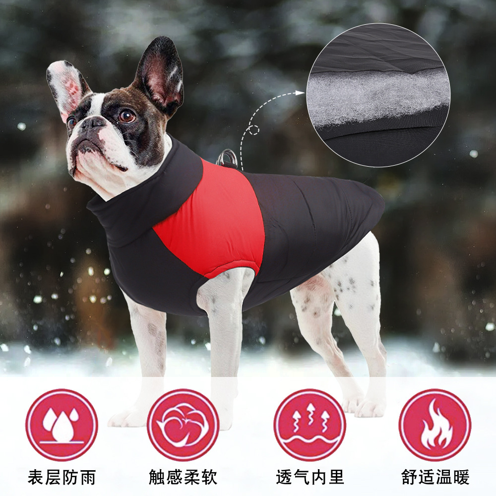 【歪歪专属】新款宠物冬季保暖宠物金毛大狗棉衣可牵引狗狗衣服g