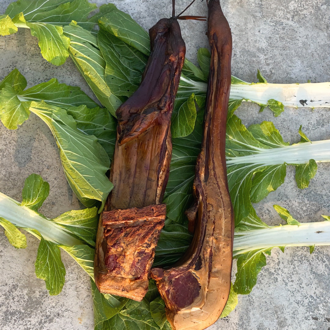 二号直播间现拍农家烟熏腊肉1-10斤散装