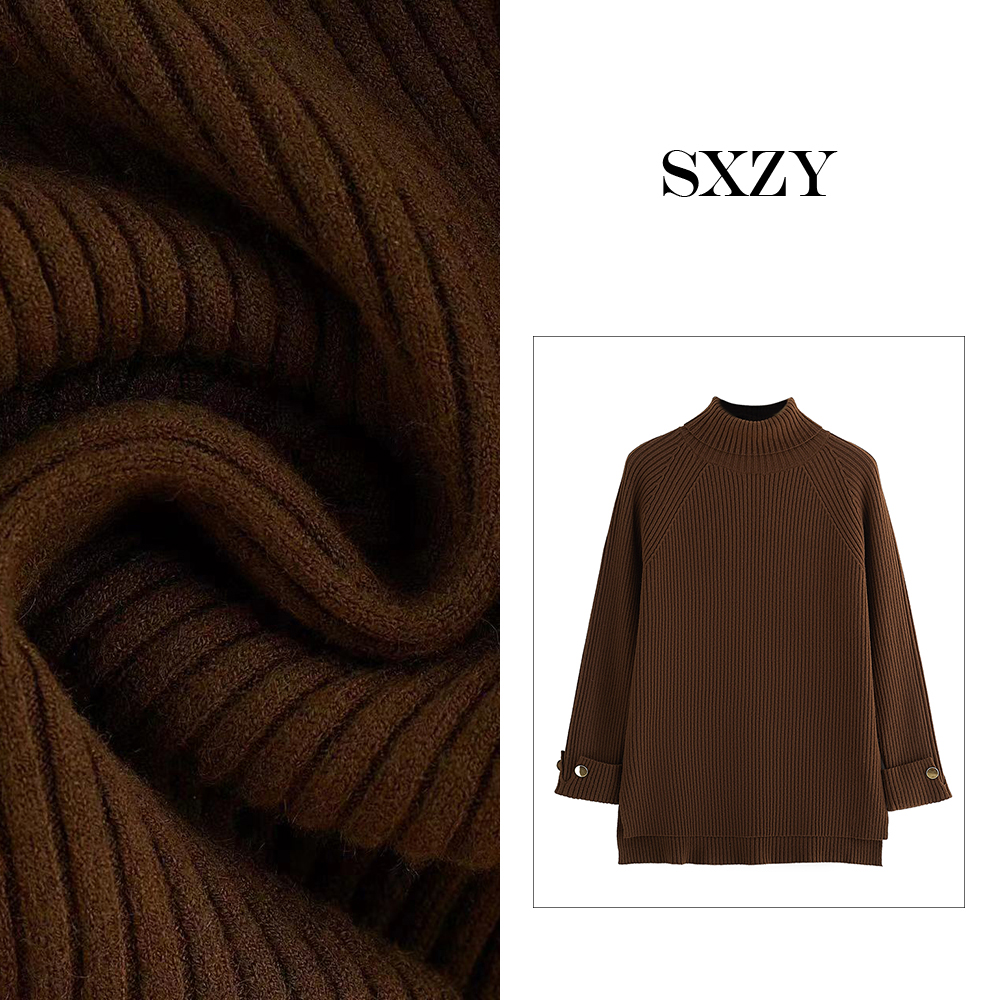 ‘SXZY’【素典】套头羊毛纱毛衣 H23422