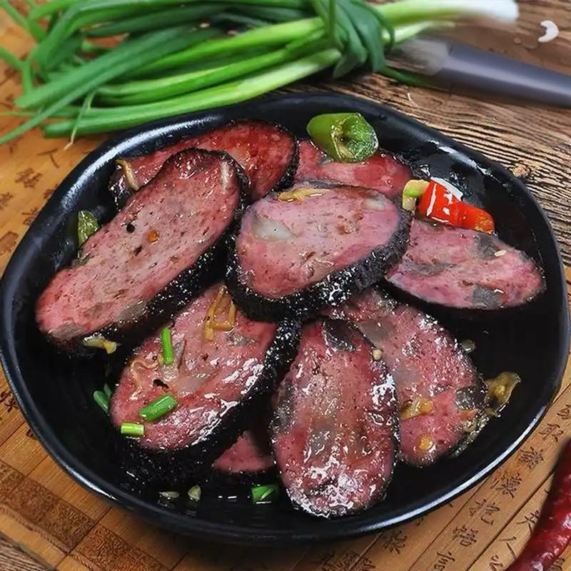 湖南特产柴火烟熏猪血丸子（精品多肉）
