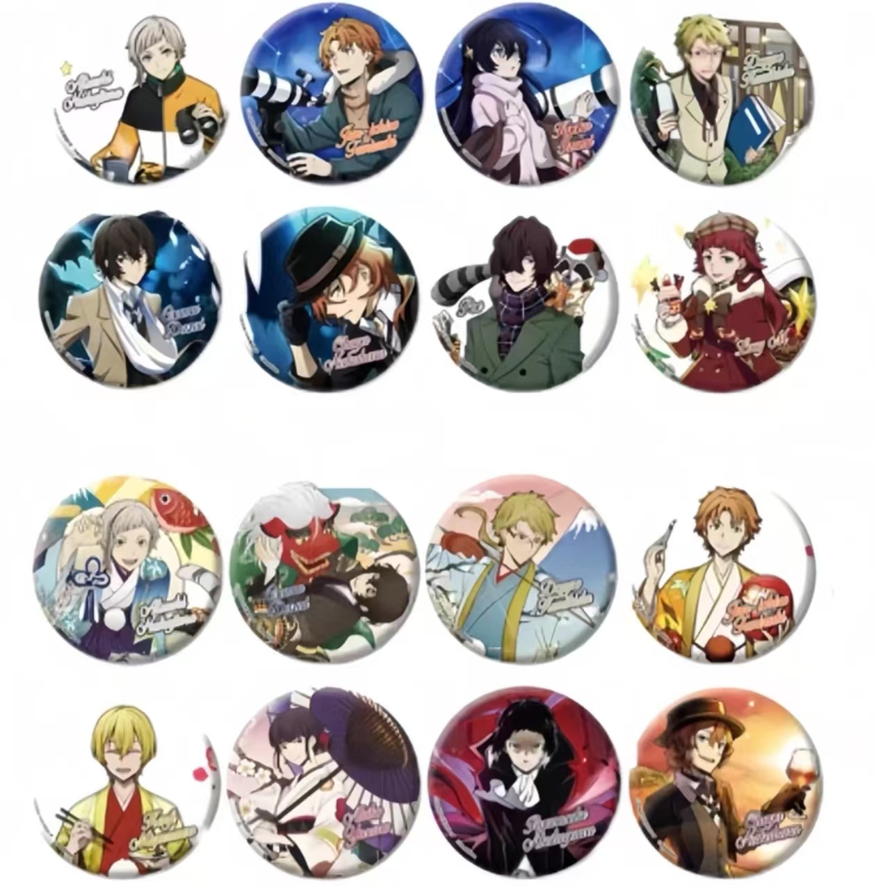 【文豪野犬】Cafe A/B款吧唧Q版立牌/盲盒代拆【默认代拆】