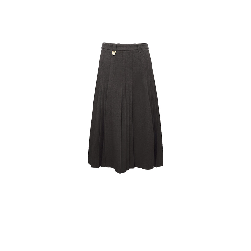 D-HARRY/迪哈利冬新款气质简约高腰显瘦半身裙DH234M96812D