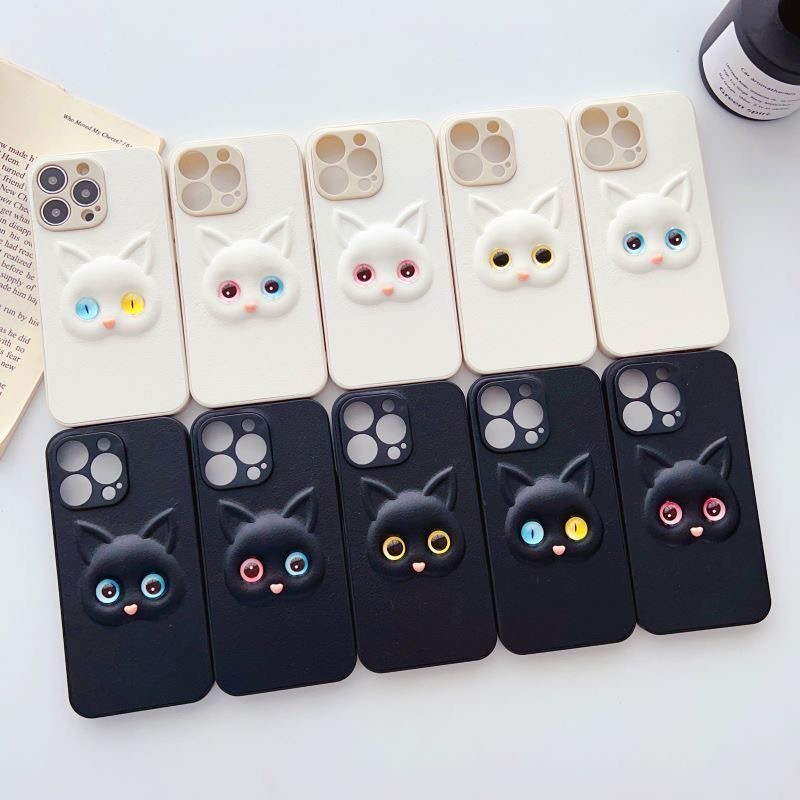 新款赵露思同款猫咪iPhone12苹果11手机壳防摔XS/XR/7P/8情侣网红
