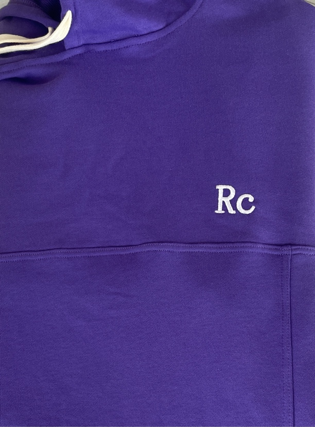 2024年新款紫色毛圈卫衣卫裤套装