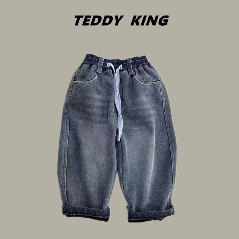 2024冬 TXB24825 新款儿童加厚加绒版 牛仔裤