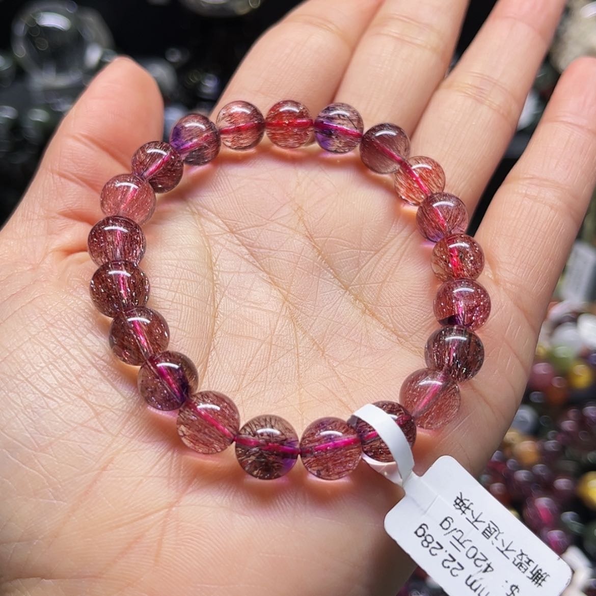【闪购商品】水晶手链未镶嵌大*儿