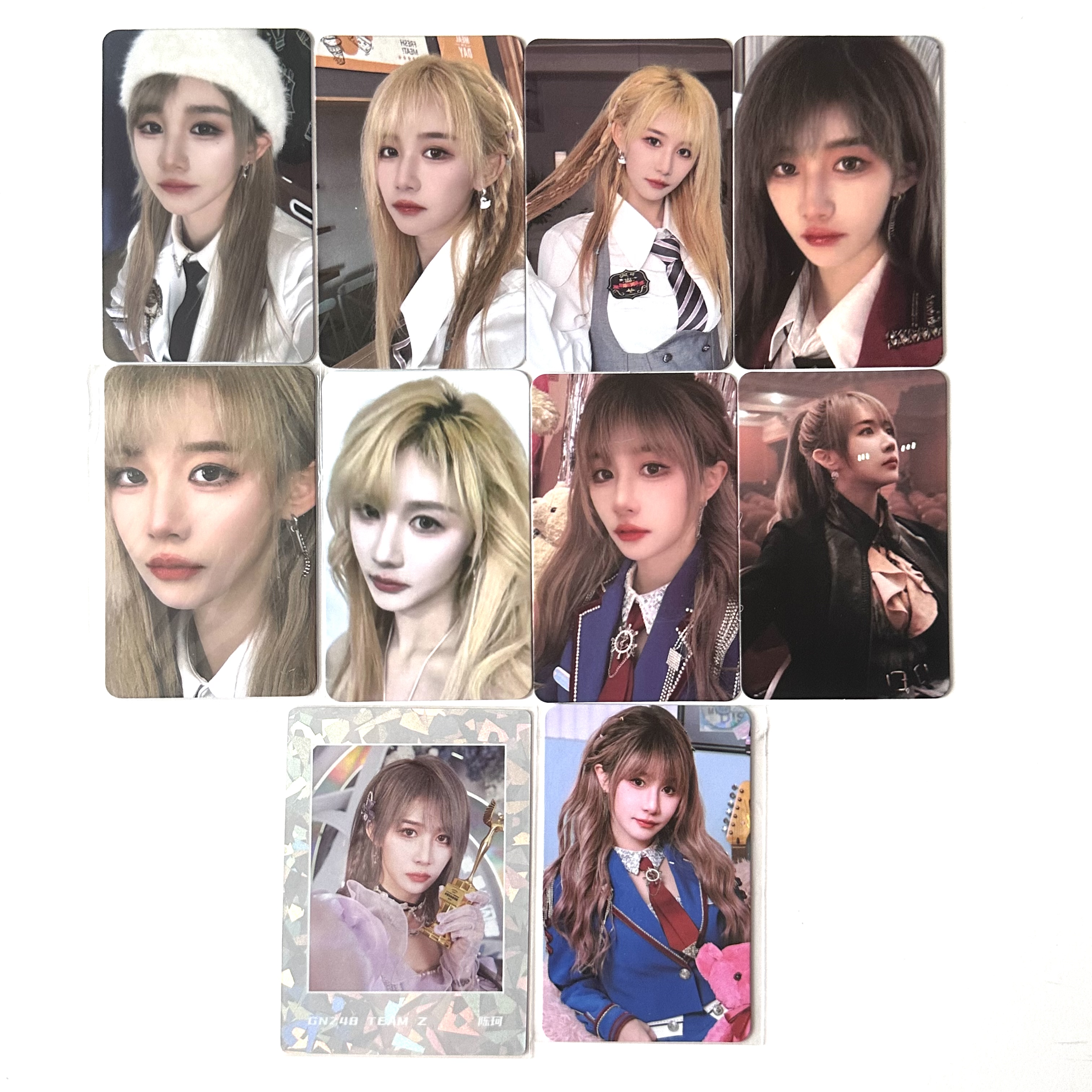 SNH48陈珂小卡合集 陈珂台历小卡 因为你相框小卡 夏日限定小卡