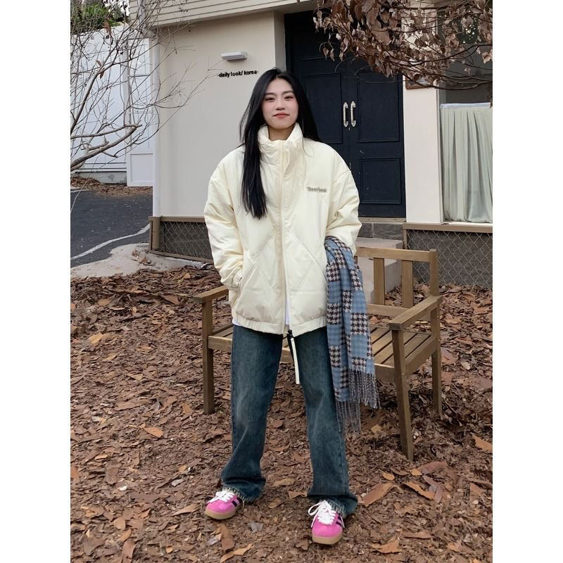 高质量厚款冬季美式羽绒服男女情侣宽松90白鸭绒加厚保暖休闲外套