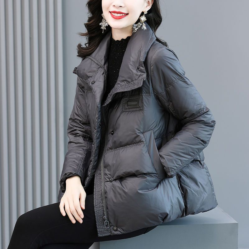 羽绒棉服女冬2023新款时尚洋气高端短款小个子宽松加厚保暖外套