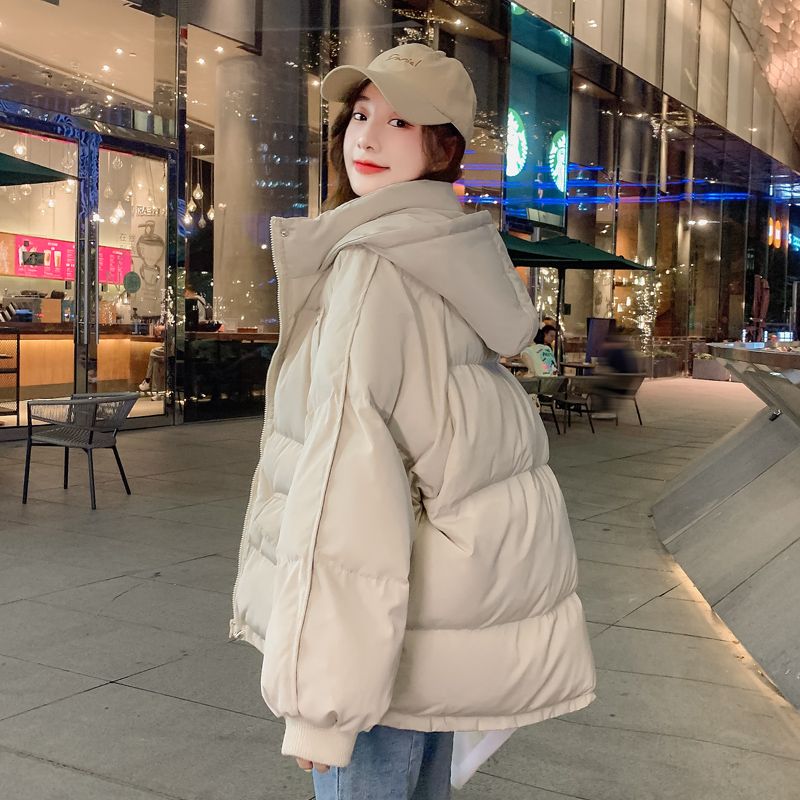 加厚面包服短款羽绒衣棉衣棉服女韩版宽松大码秋冬季外套棉袄新款
