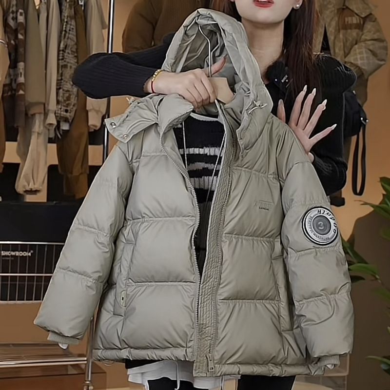 儿童羽绒服白鸭绒男童三防免洗2023冬季新款中大童加厚上衣外套潮