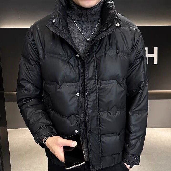 轻薄羽绒服男士2023年冬季新款韩版帅气潮流百搭简约保暖上衣外套