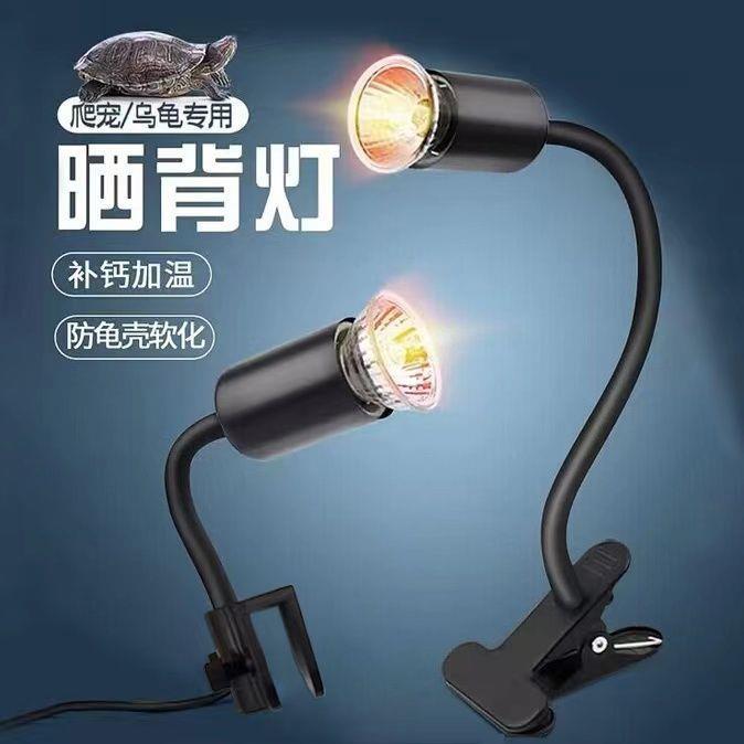 疆藏全国包邮疆藏全国包邮小扬哥推荐乌龟晒背灯玻璃缸边夹陶瓷加