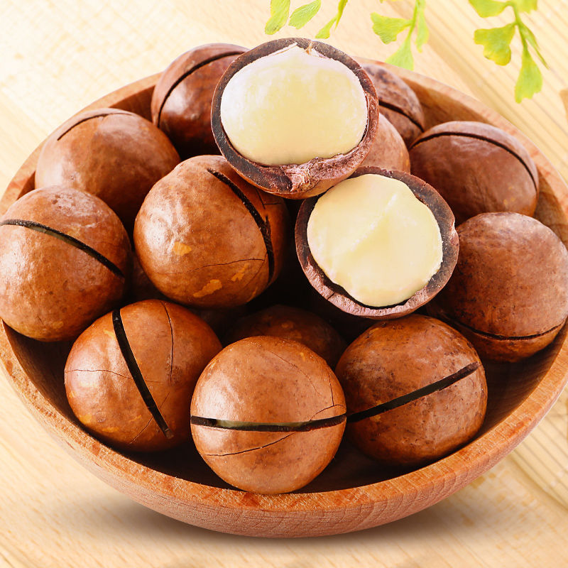 年货必备新货夏威夷果奶油味大颗粒罐装坚果批发酥脆零食饱满10克