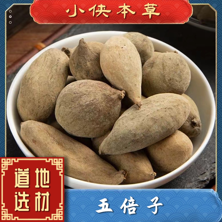 【小侠本草】正宗五倍子道地陕西元宝五倍子精选高品质搭配枸杞