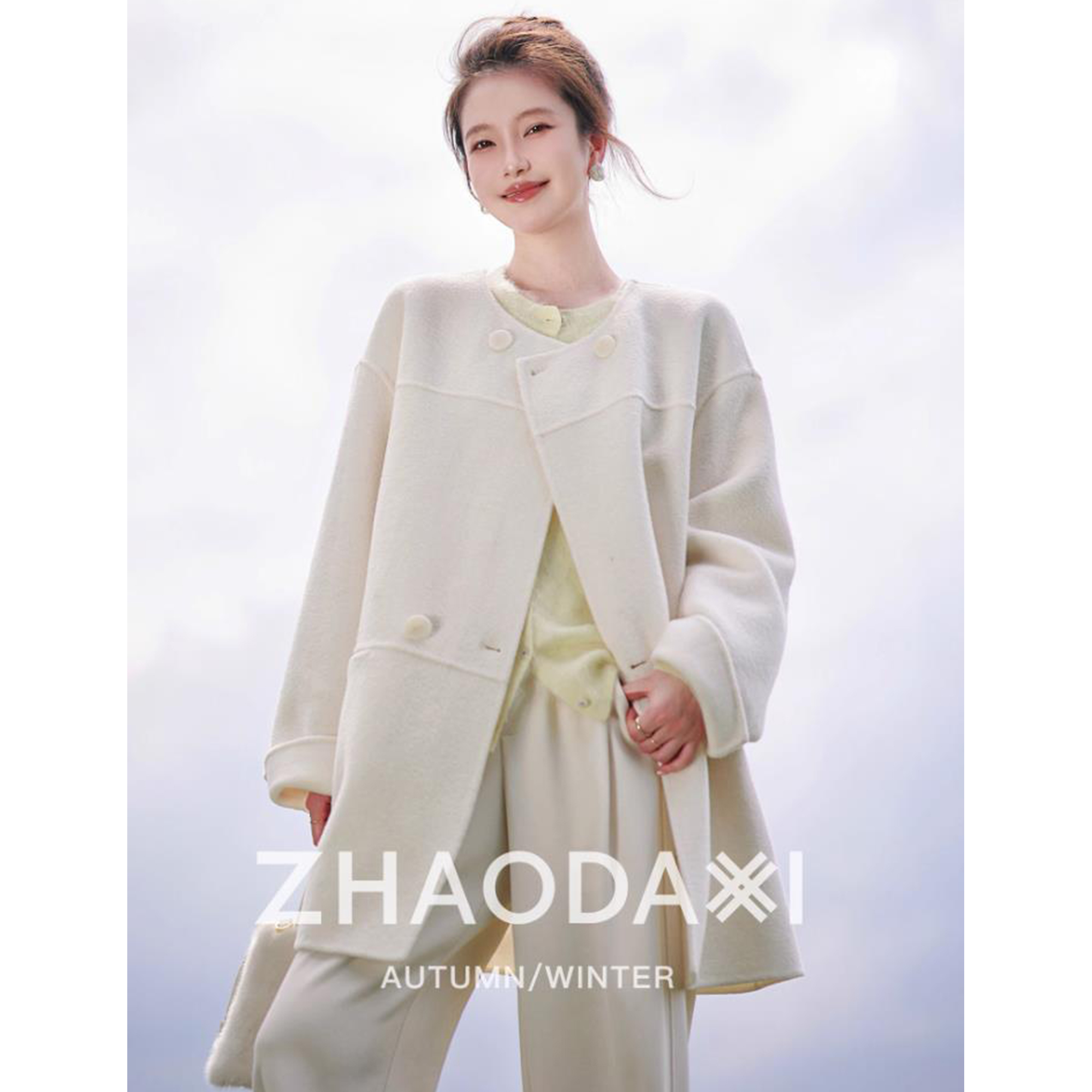 【赵大喜】现货！白月光大衣 | 新材质 圈圈强缩羊mao 手缝双面