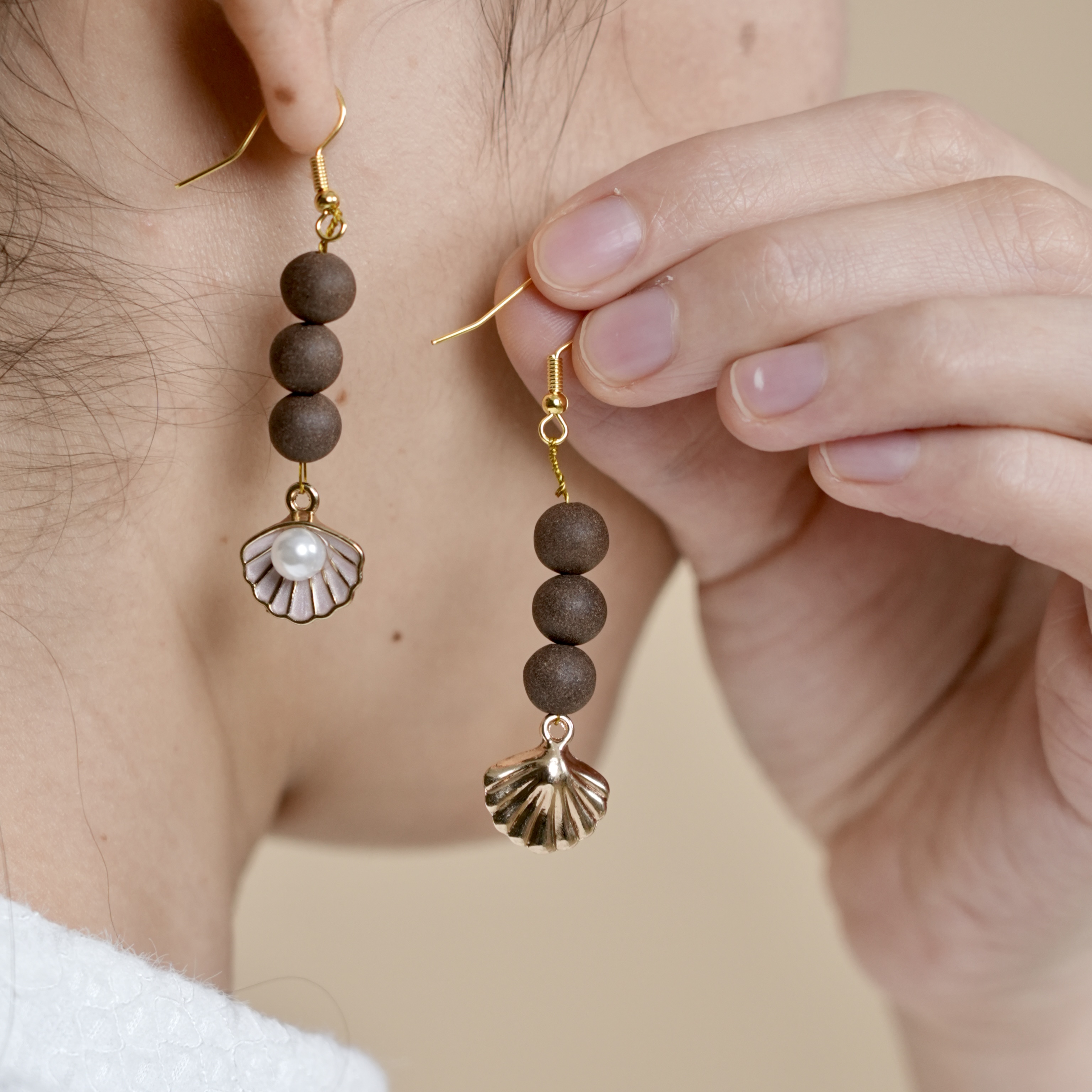 合香「大师工艺耳坠」和香珠 古法手工 耳坠 配饰 耳环