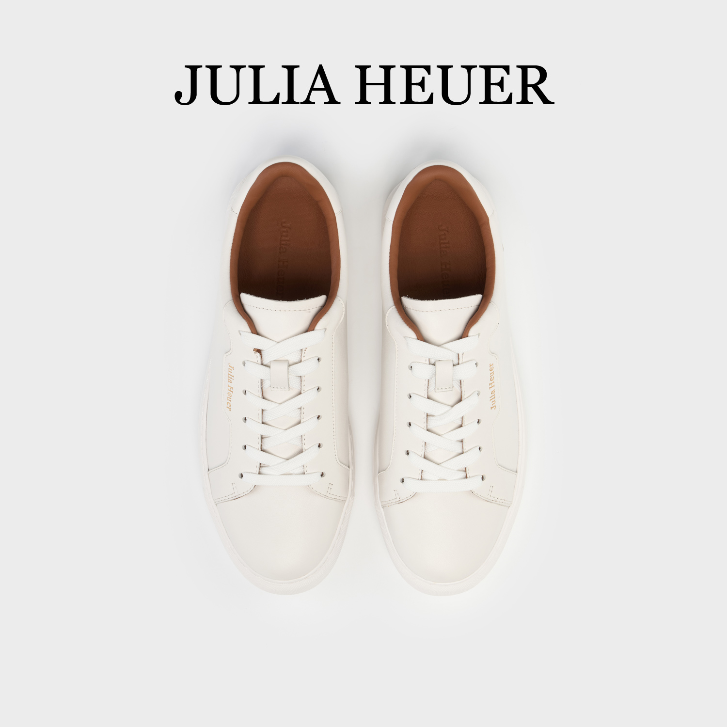 Julia Heuer茱莉亚赫尔平底系带小白鞋休闲板鞋2368