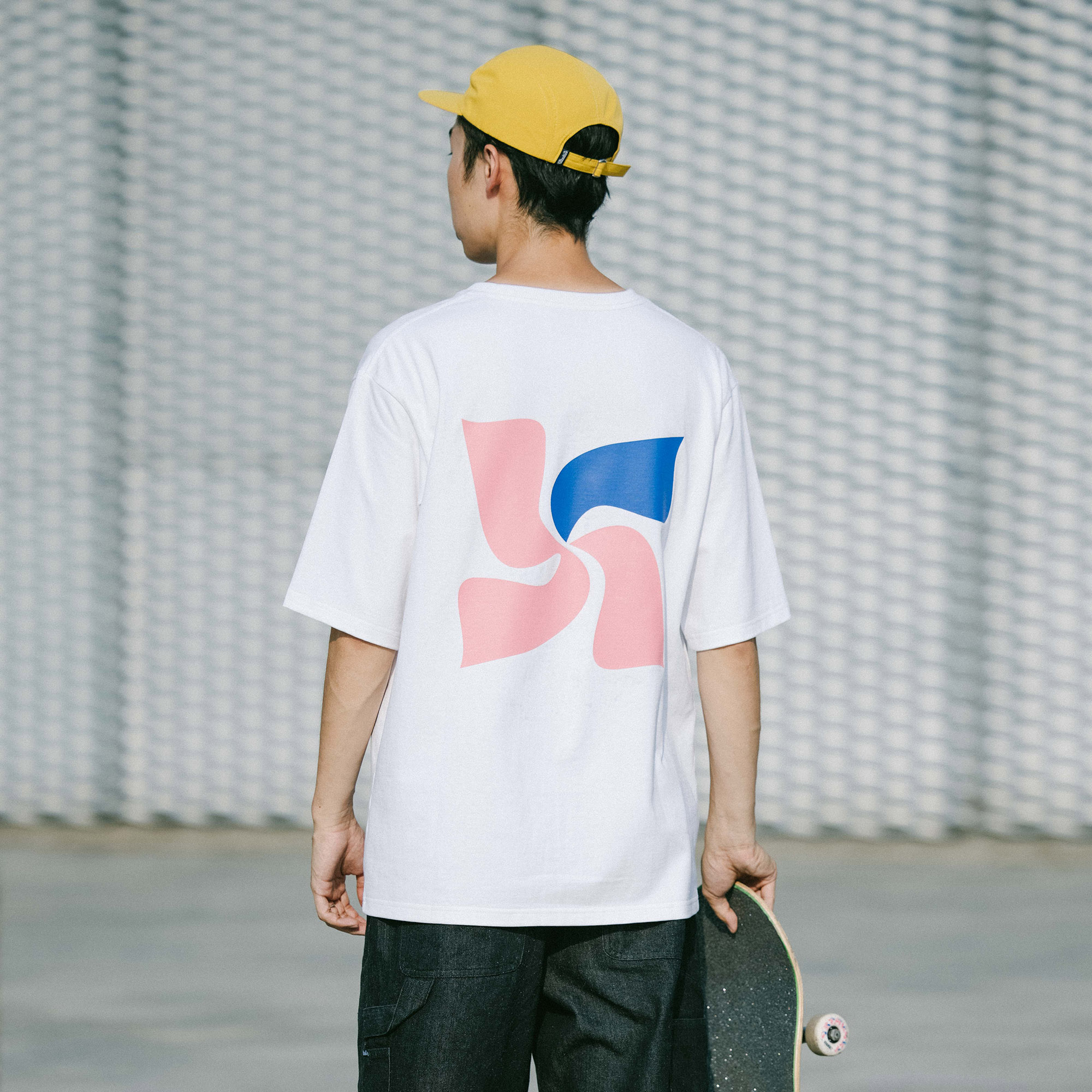 KIZZLESWindwill Tee 风车K字母双面印花短袖夏季宽松休闲T恤